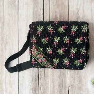 Vera Bradley New Hope Breast Cancer Awareness Bows Flowers Laptop Bag Travel